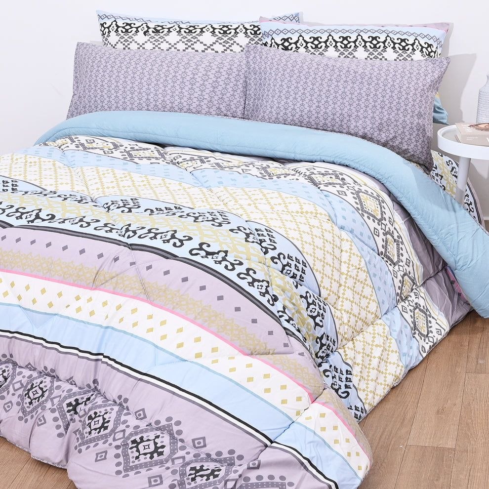 لحاف قطن بوليستر مطبوع - 6